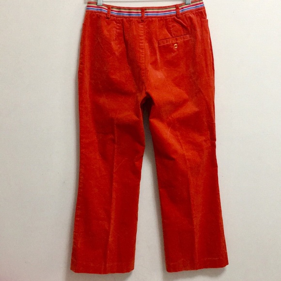 Lily Pulitzer Rust Curdoroy Ankle Pants( 6) - Picture 3 of 5